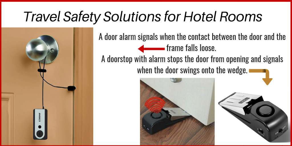 Portable Door Lock & Door Stop Alarm Home Door ​Security Device