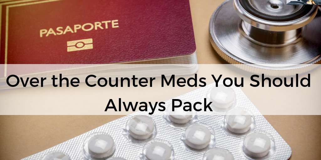 medicines you should pack Lost ID or driver's license