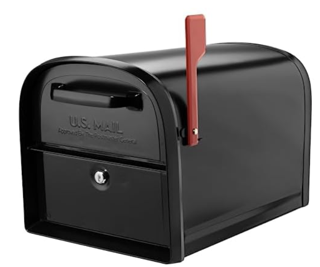 Locking security mail box to prevent mail theft USPS informed delivery