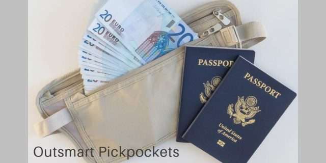 Avoid pickpockets when traveling